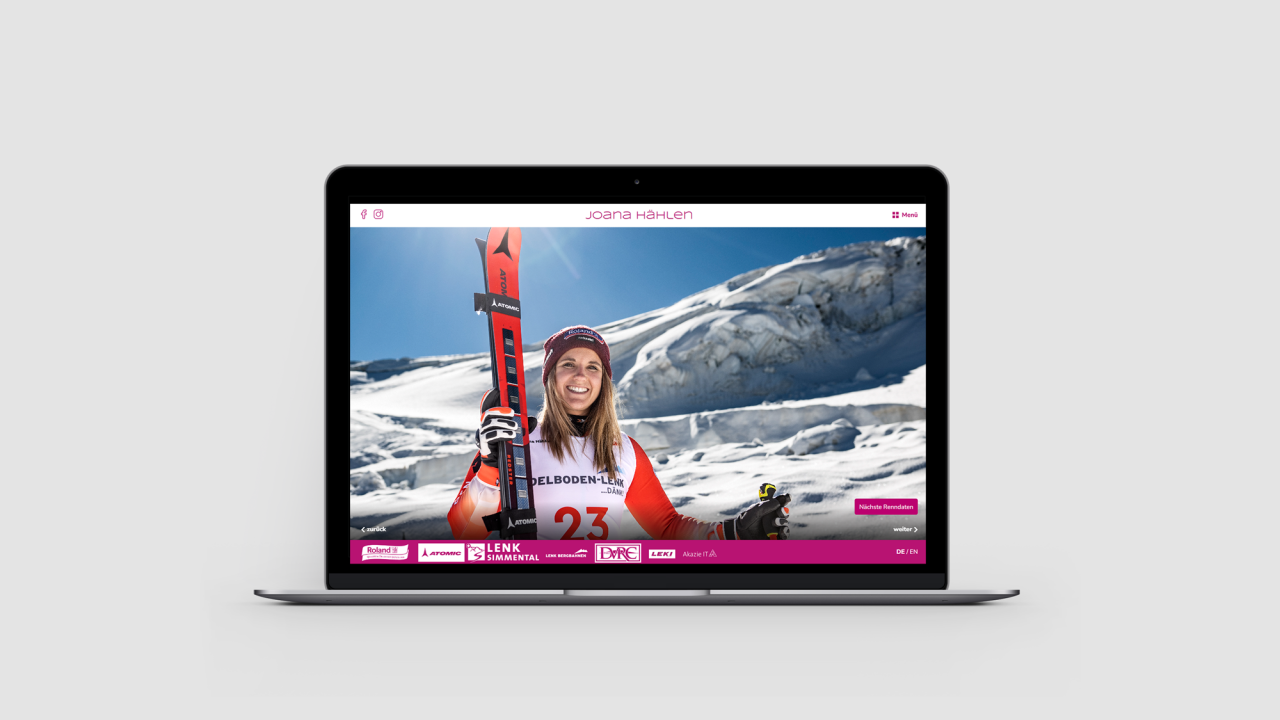 Referenz Joana Hählen Vorschau Webseite Joana Hählen